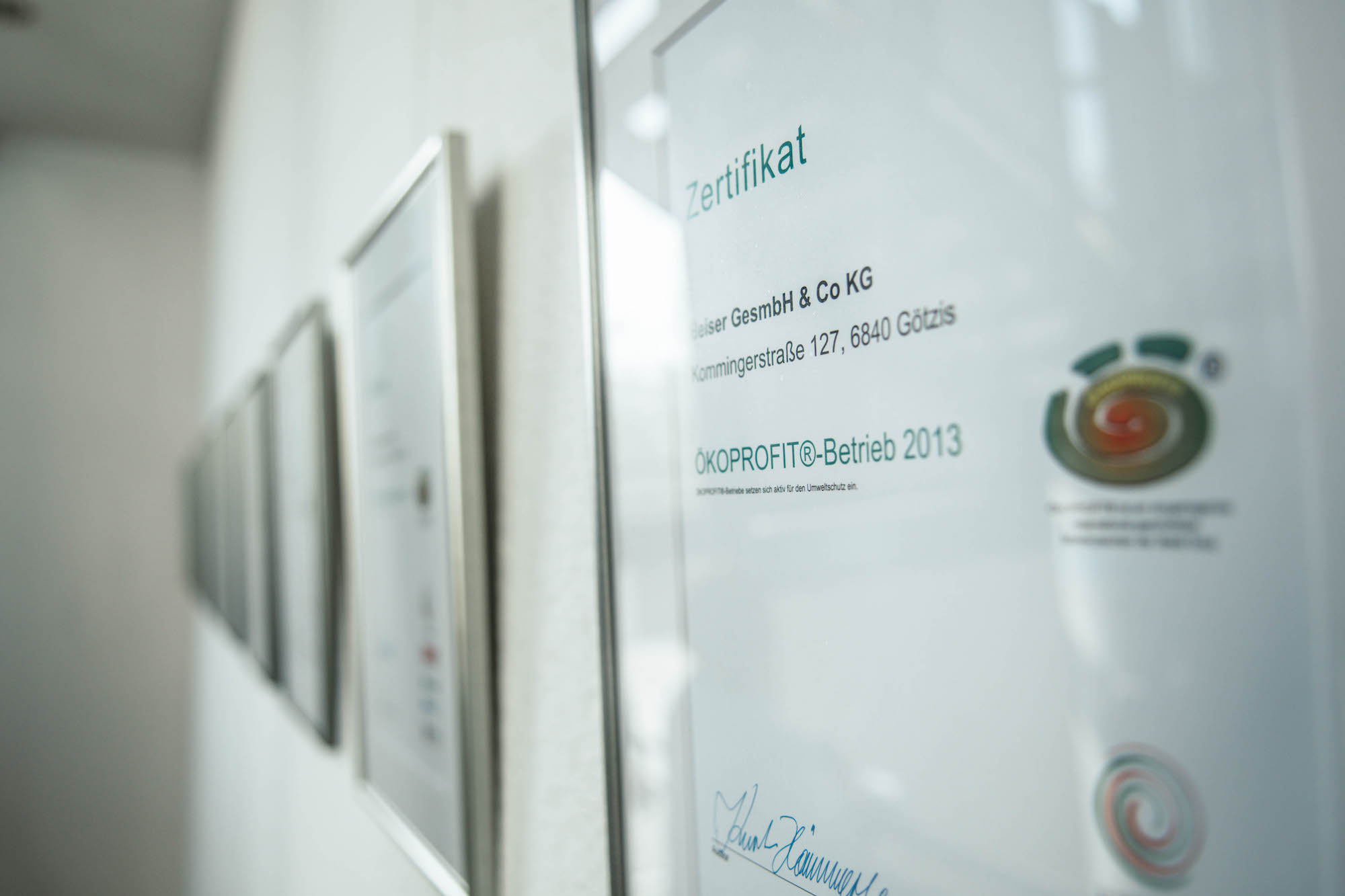 Ökoprofit Certificate
